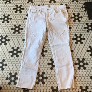 J. Crew White Denim Jeans